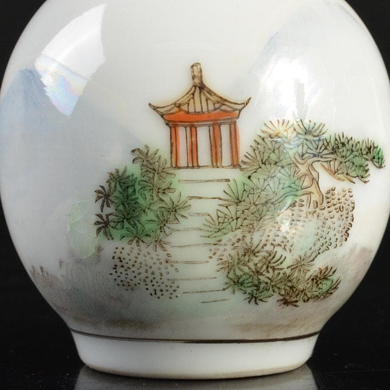 中国 乾隆年製款 粉彩 漢詩山水文 小瓶 2点まとめて V R6645 - メルカリ