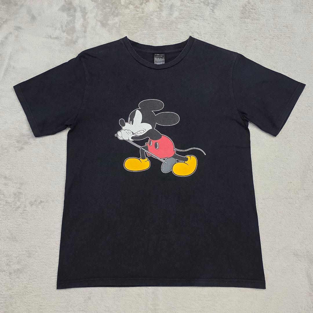 ナンバーナイン ミッキーTシャツ 3 ブラック ディズニー レア - メルカリ