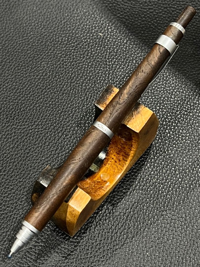 まさみつ様専用 S20ボールペン 神代欅+ノックボタン