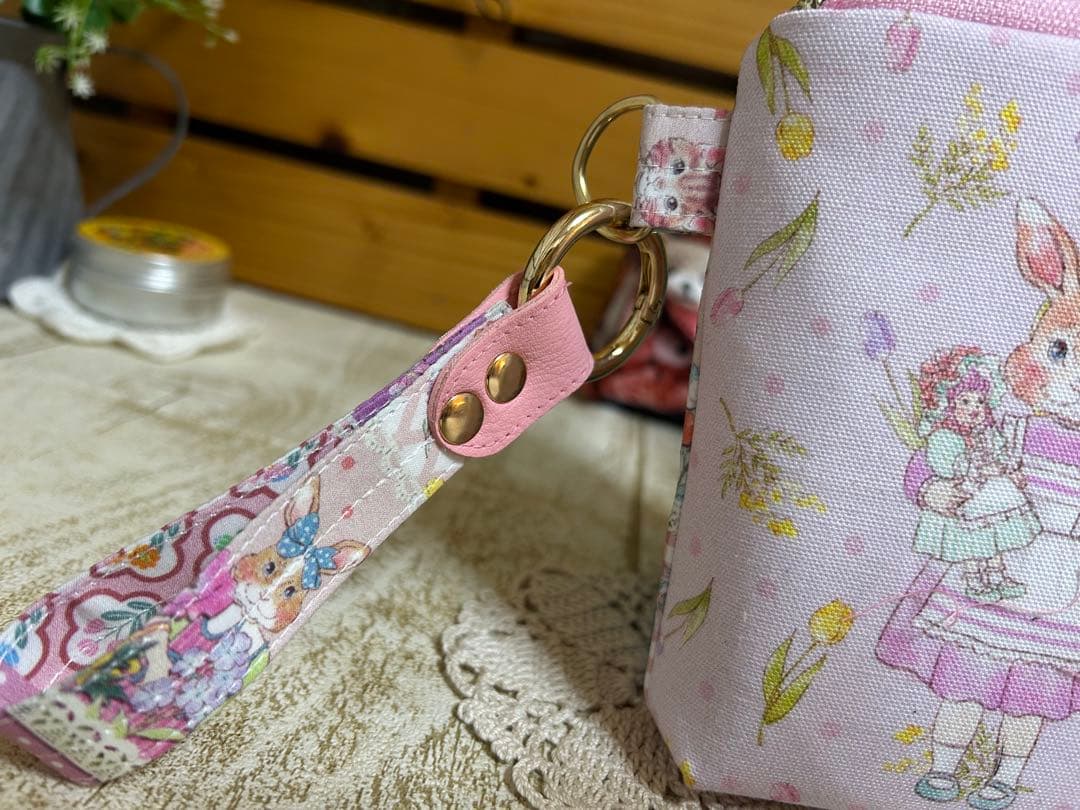 よーぽん様　ジョリーフルール L字ポーチ スマート長財布 小財布ベア