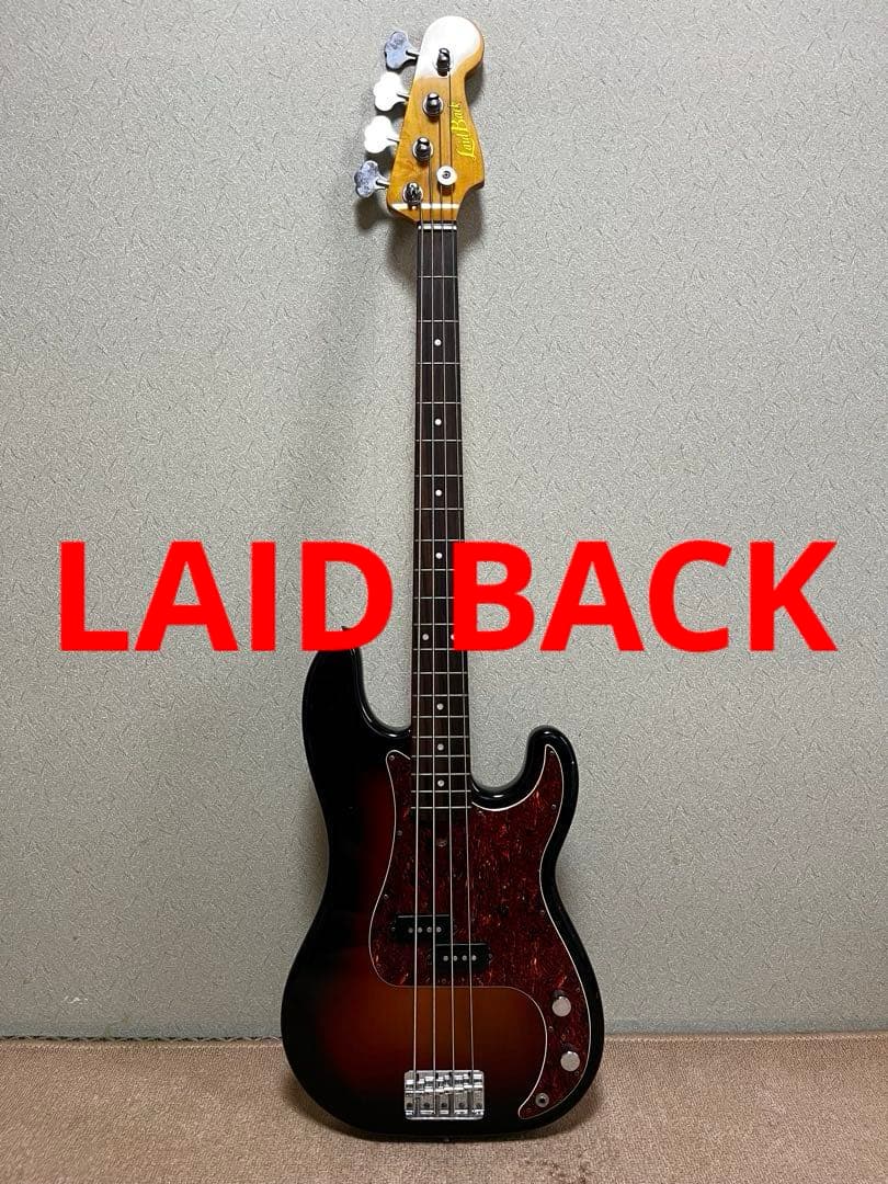 LaidBack ベース(ケース、シールド2本付き) LAID BACK エレキベース