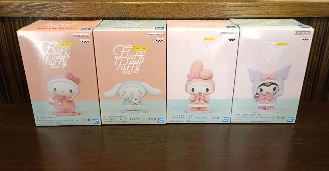 7点セット フラッフィー フィギュア 収納ボックス キティ クロミ