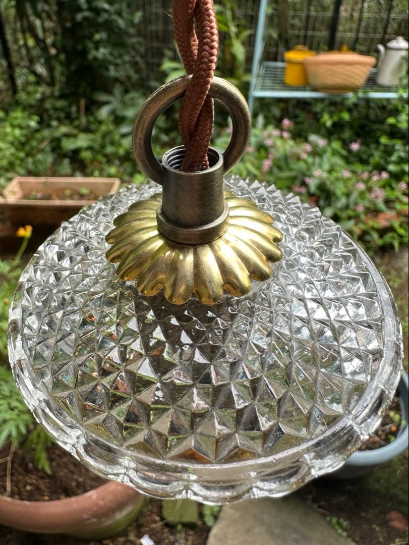 20年代 フランス アンティーク ダイヤモンドキルト模様の小さな