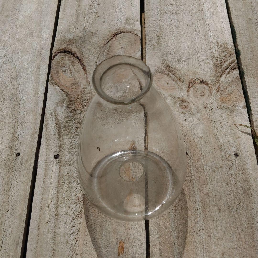 昭和レトロ 魚具 吹きガラス魚瓶