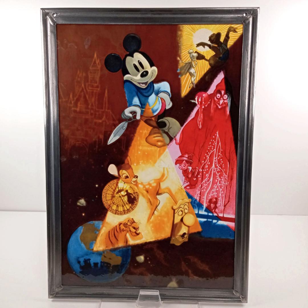 新品ウォルト・ディズニー生誕100周年ミッキー ステンドグラス