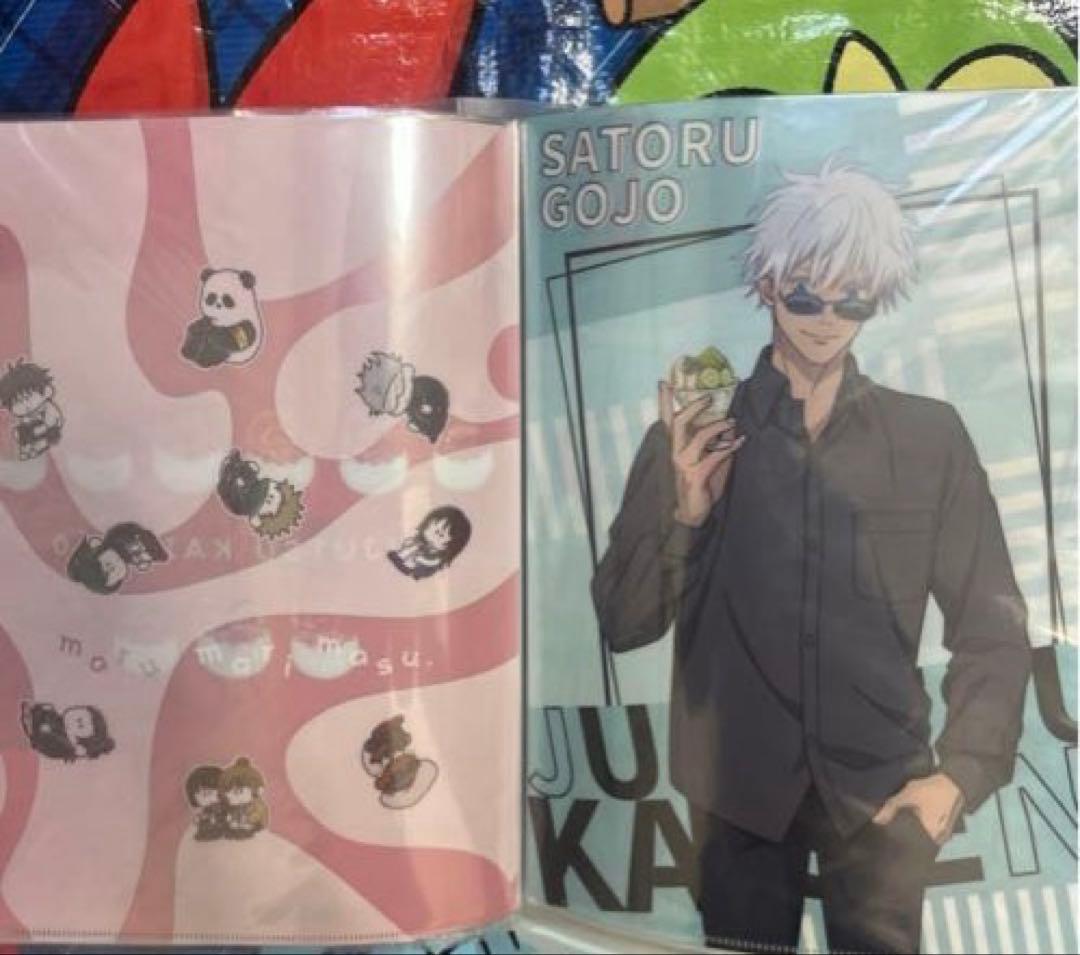 呪術廻戦　クリアファイル98枚　ステッカー3枚　まとめ売り　五条悟