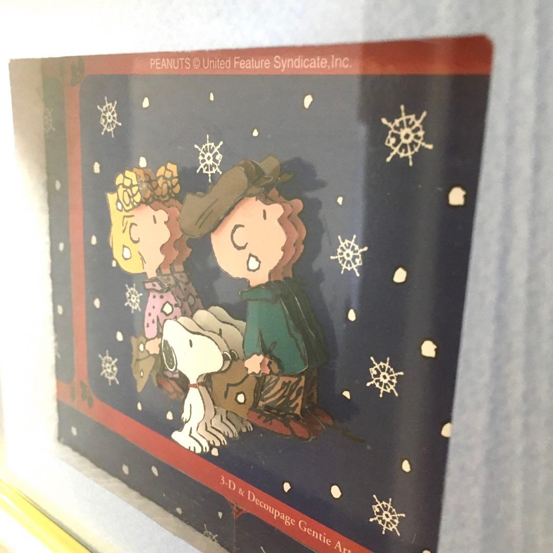 SNOOPY/スヌーピー/3Dデコアート/絵画/インテリア/飾り SNOOPY