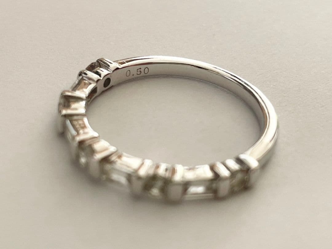 ダイヤモンドリング 0.5ct K18WG