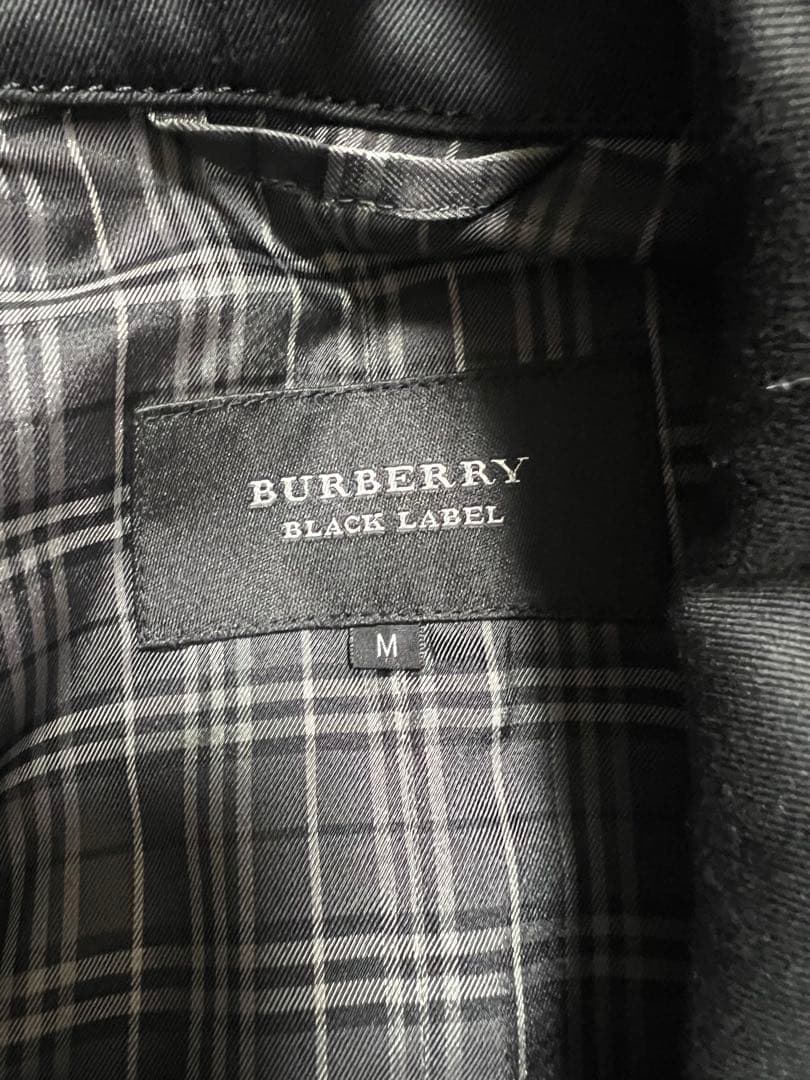 BURBERRY BLACK LABEL ナポレオンジャケット ブラック