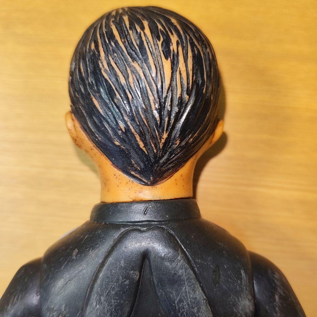 (値下げしました)中古ソフビ　面とれ　仮面ライダー1号　マスク無し　25センチ