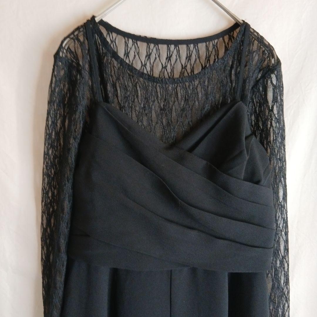 【極美品】 ANDRESD クロスオールインワンドレス オケージョン