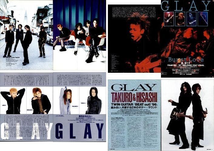 GLAY 雑誌 切り抜き 520P デビュー～TERU HISASHI JIRO - メルカリ