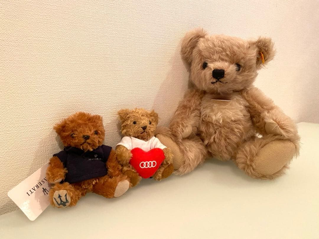 未開封シュタイフ【steiff】ブラザーズ・テディ・セット