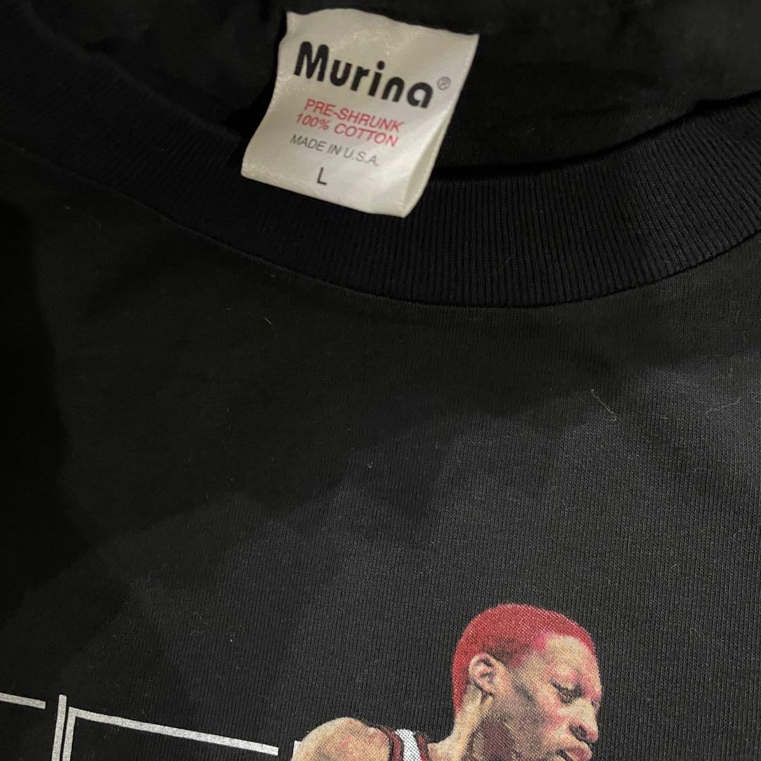 デニスロッドマン】90s ヴィンテージ Tシャツ L ロッドマン 桜木花道