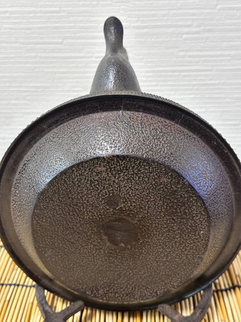 未使用品、木箱、栞付 南部鴻栄堂造 18型富士形