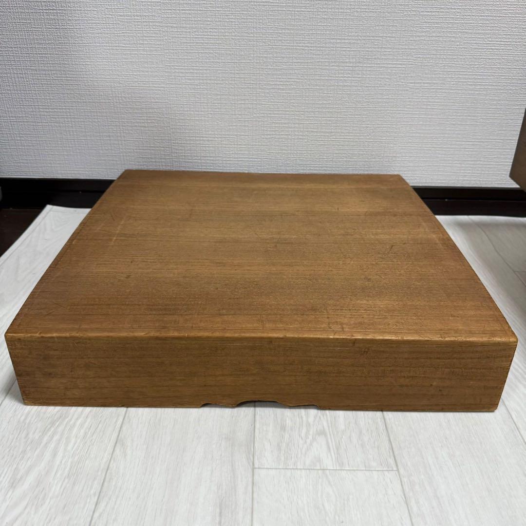 新榧 碁盤 脚付き 碁盤 厚み約5寸7分 45.5×42cm 高級囲碁盤 天然木