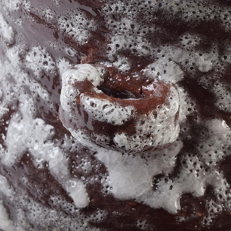 北大路魯山人作 鼠志野 花文 水指 銘寶舟 共布 清水公照