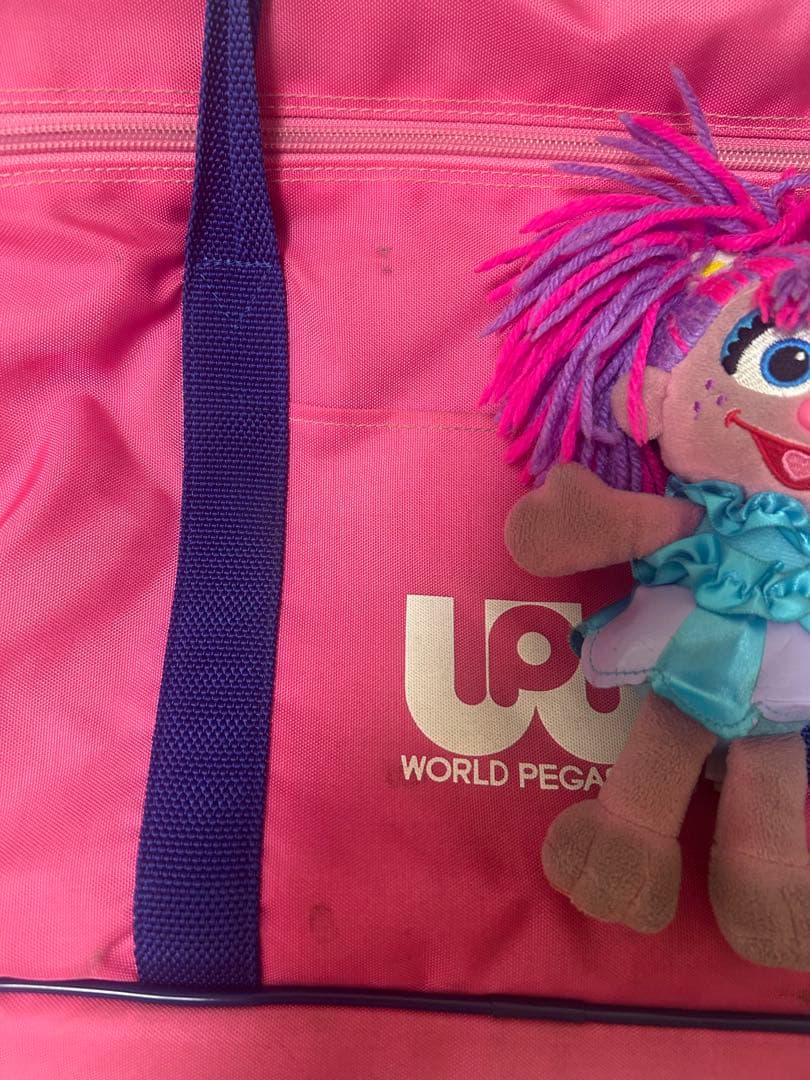 ワッぺ スクバ WorldPegasus ピンク 旧ワッぺ キーホルダー付