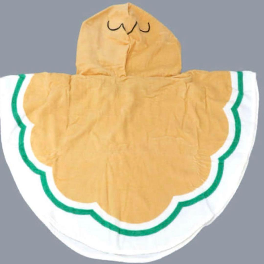 ポケモン モクロー フード付きミニバスタオル ポンチョ