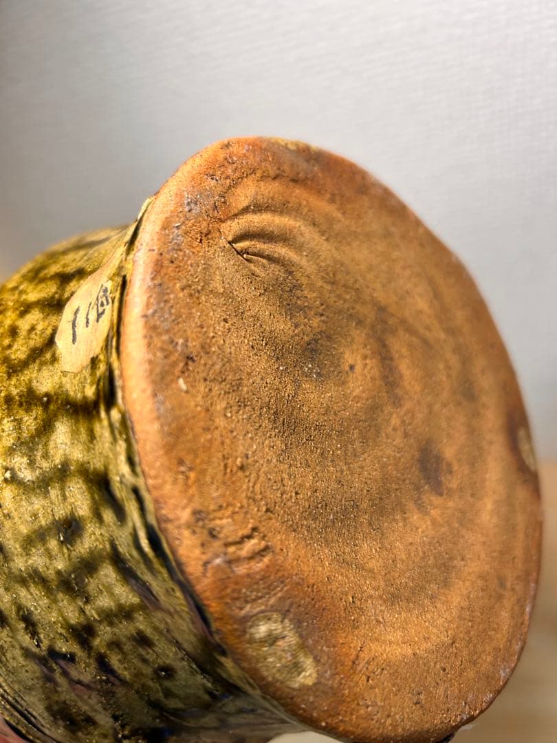 飴釉貼付紋 ピッチャー 検）民藝 益子焼 濱田庄司 濱田篤哉 藤井佐知