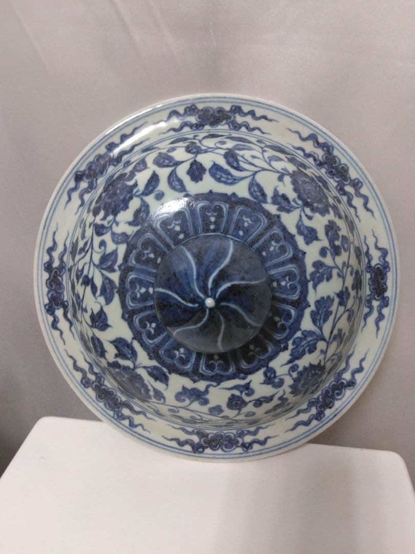 中国美術青花竜紋大壺