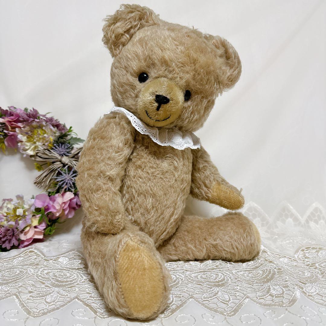 ぽぽ 様✨レア✨❤️にっこり可愛いアンティークベア❤️