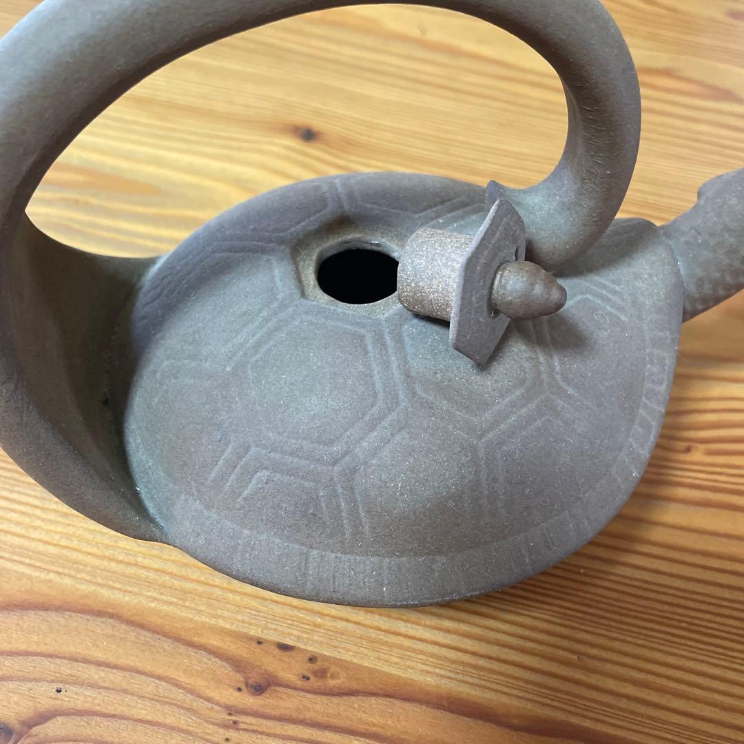 第14代　沈壽官　亀　酒器　茶器　急須　千代香