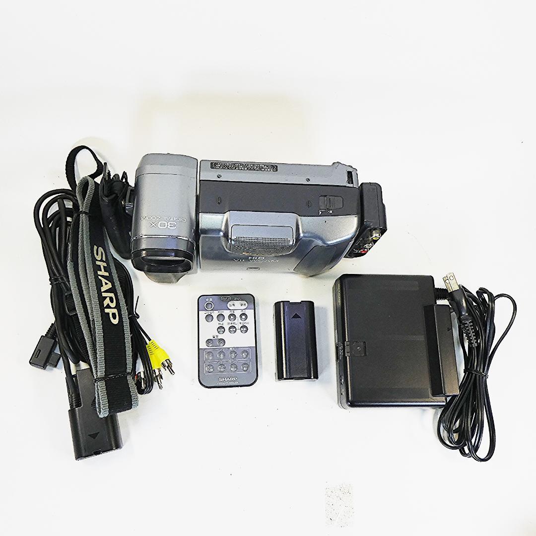 動動作良好 ビデオHi8 シャープ VL-HL55 8ミリビデオカメラDVD化に