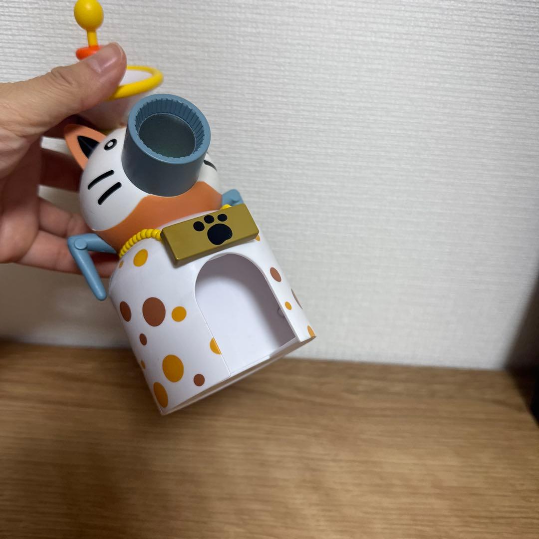 ちゃんこ対戦争猫の顔のフィギュア