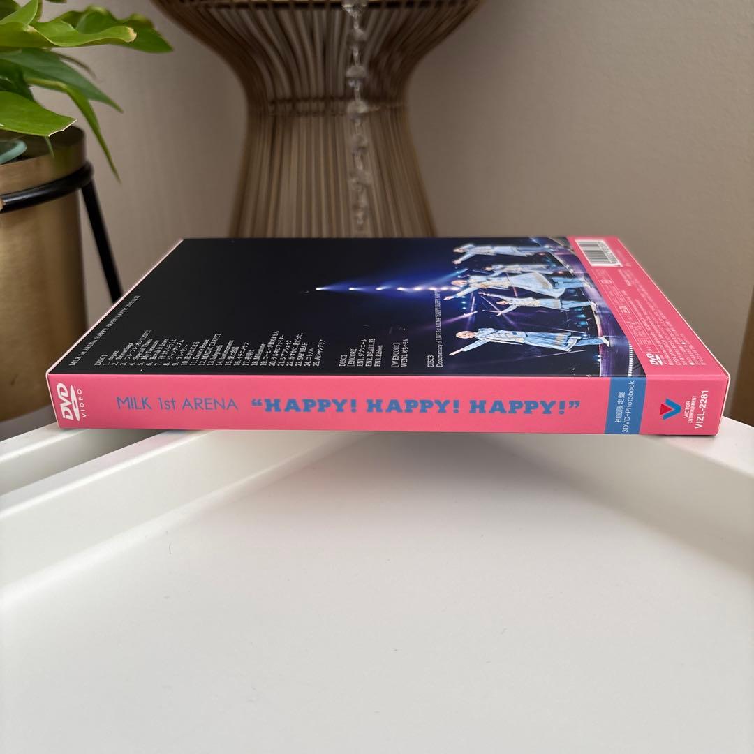 M!LK 1st ARENA HAPPY!HAPPY!HAPPY!初回盤 DVD