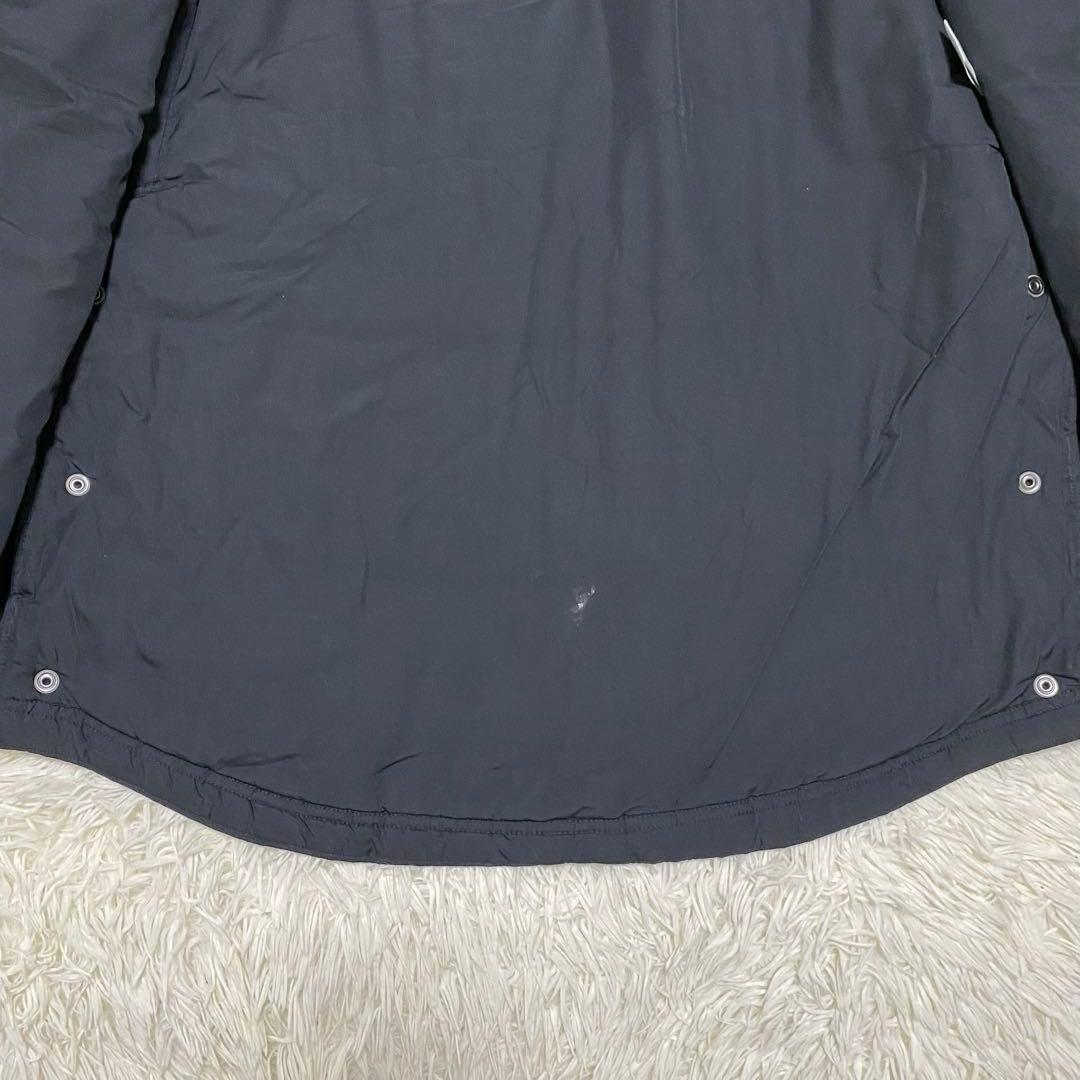 【希少2XL✨】アンダーアーマー フード付 ベンチコート ロングコート 黒 紺