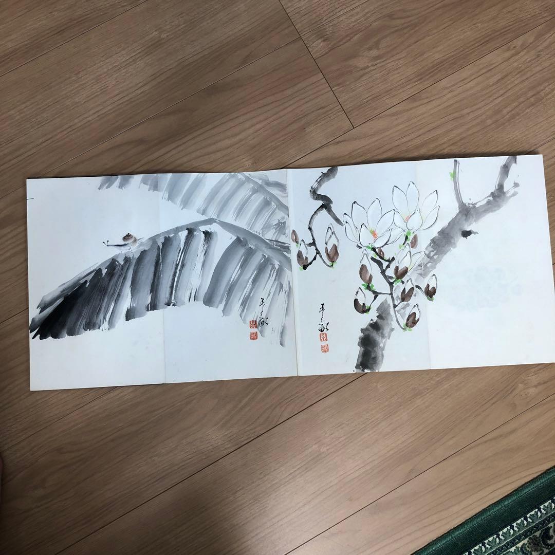 掛け軸　絵帳(2)骨董品　美術品