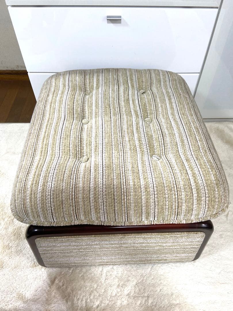 【希少品】karimoku オールドカリモク スツール オットマン　2脚セット
