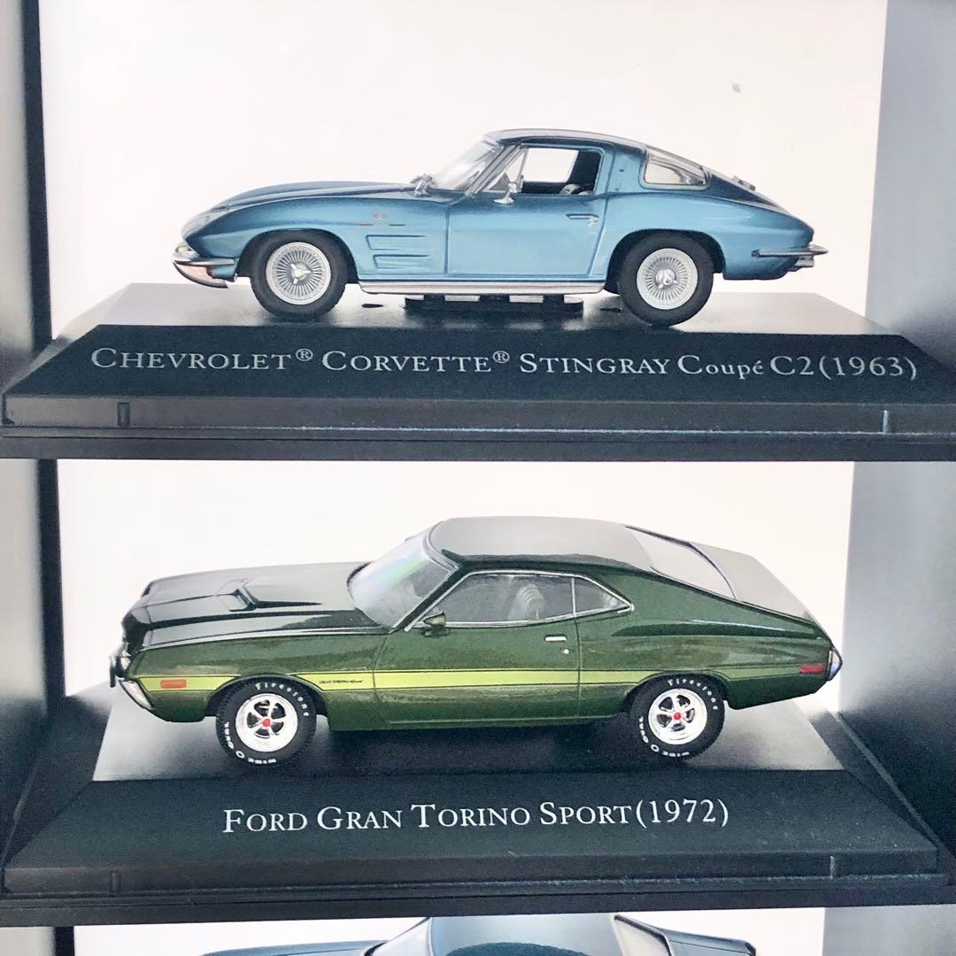 20台 デアゴスティーニ アメリカンカー コレクション 専用ディスプレイケース付