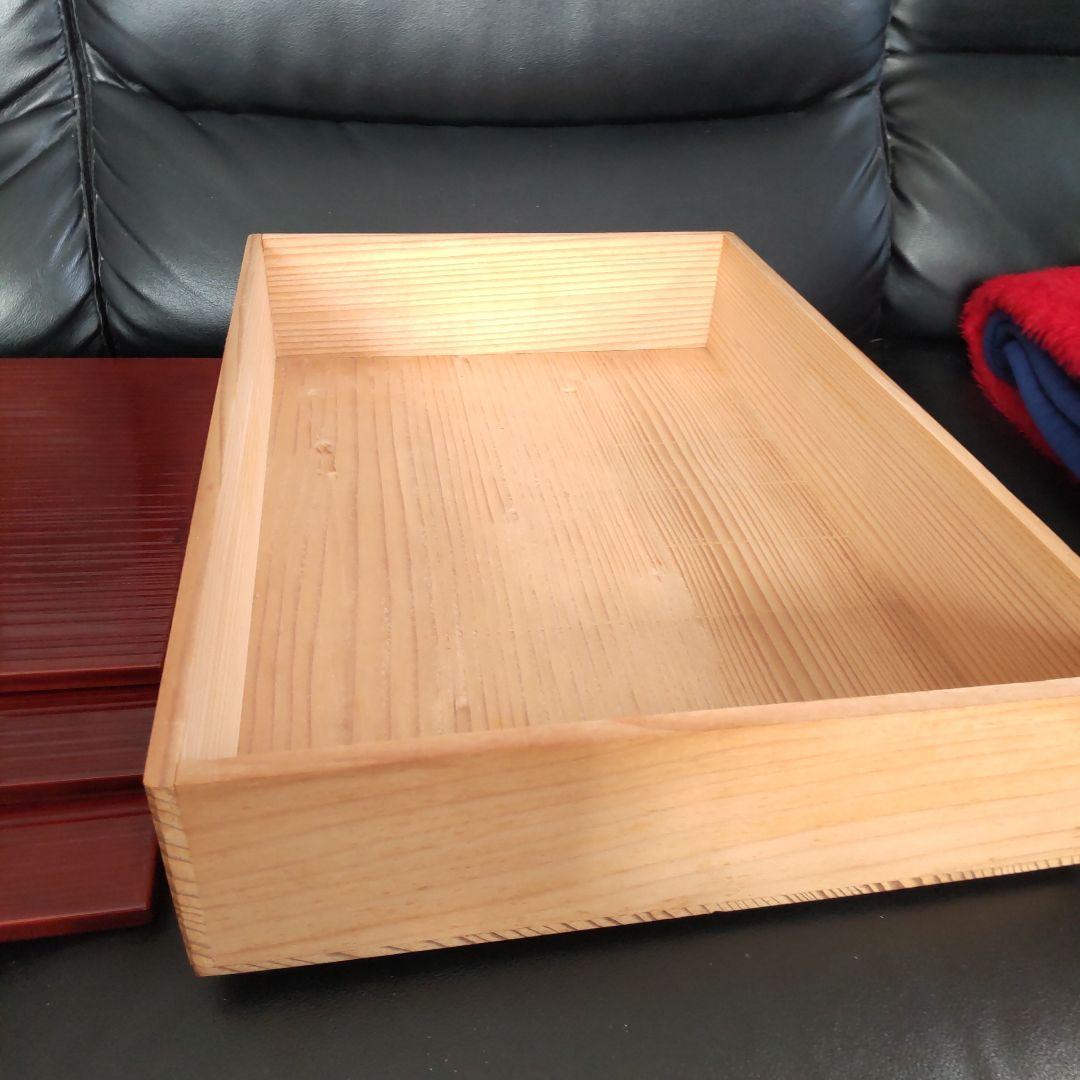 おかむ未使用‼️輪島塗 膳 5枚セット 木箱入り✨