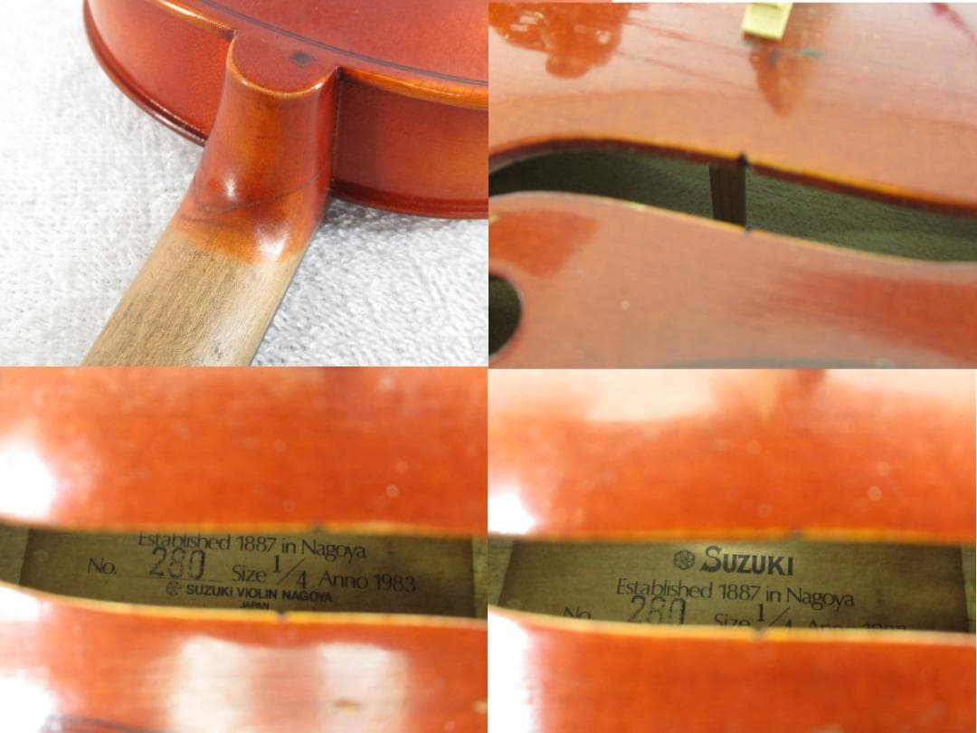 ■070401-055■SUZUKI/スズキ/鈴木■バイオリン■1/4■280■