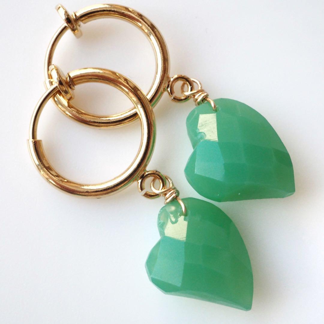 【抹茶】《2点限定》希少チェリーブロッサムアゲートのスクエアゴムブレス