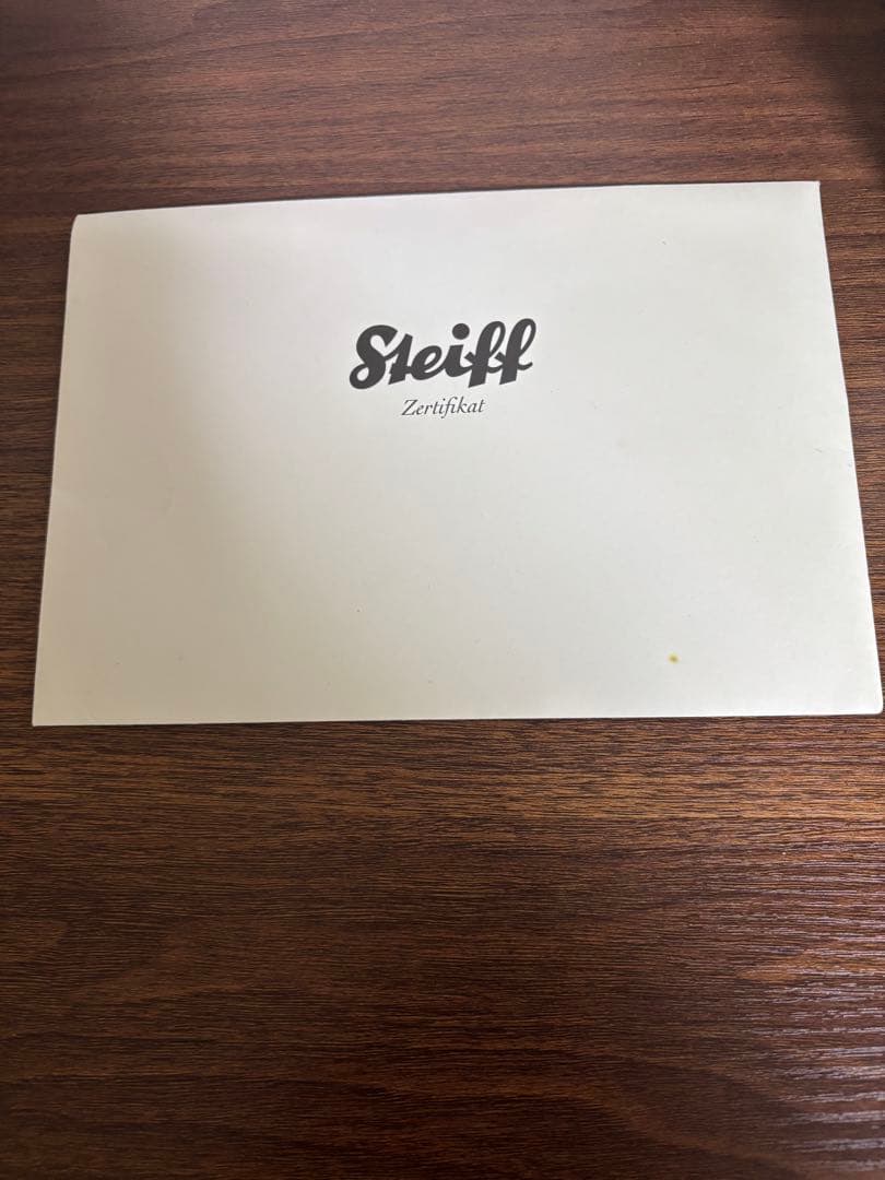 シュタイフ 677380市松　牡丹　テディベア 2012年　日本限定　台座付き