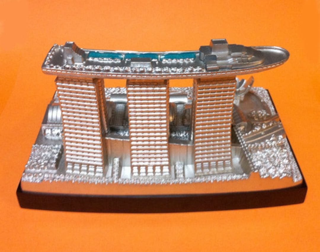 マリーナベイサンズ 金属製ミニチュア マリーナベイサンズ 金属製