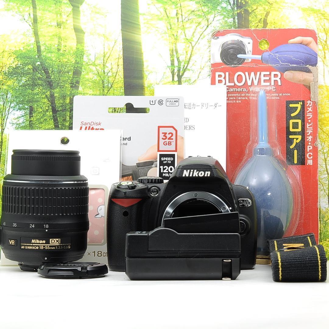 ショット数3006枚！スマホ転送セット☆ニコン D40X☆鮮やか描写の