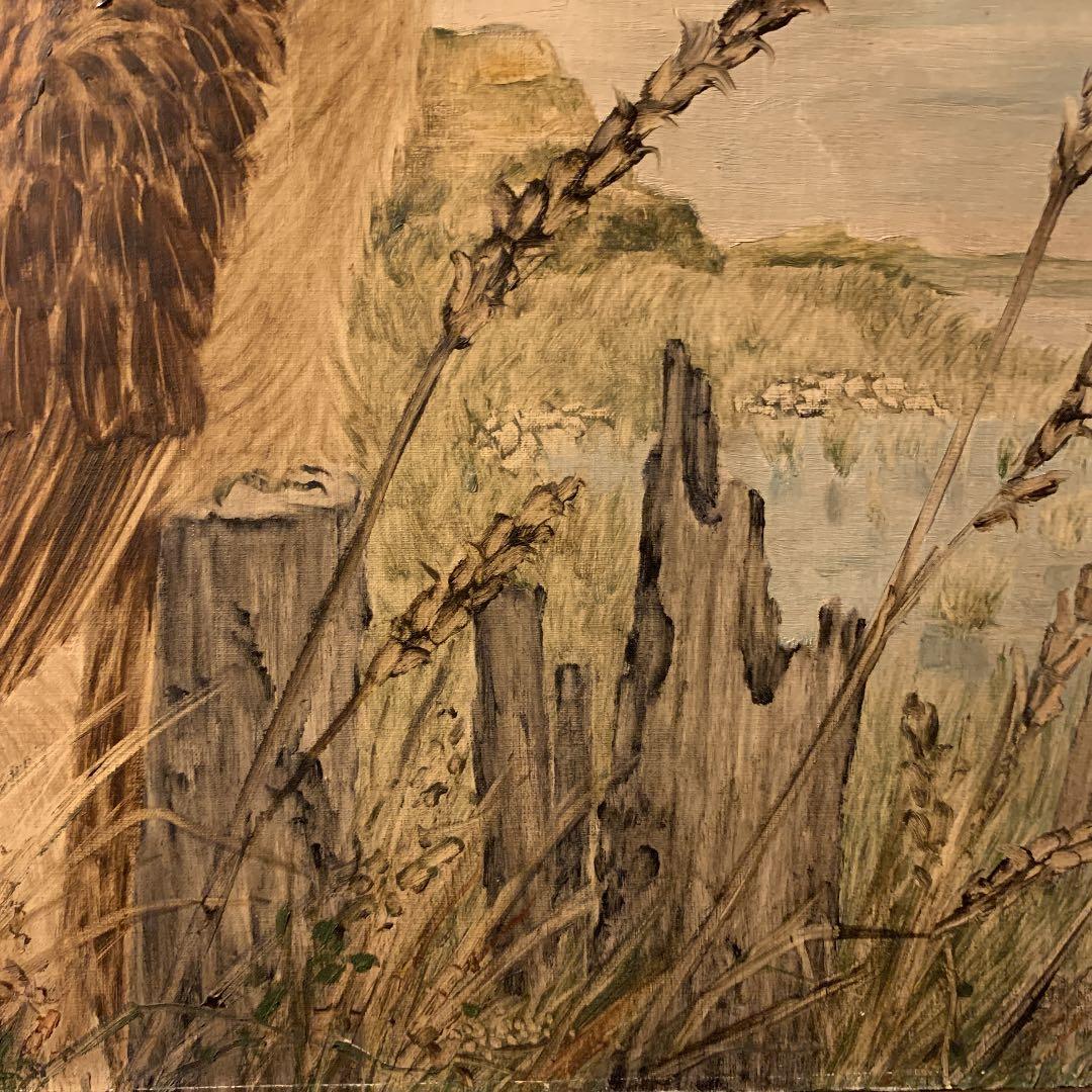 井上覚造 「湖畔」油彩画 10号 - 絵画最 安値