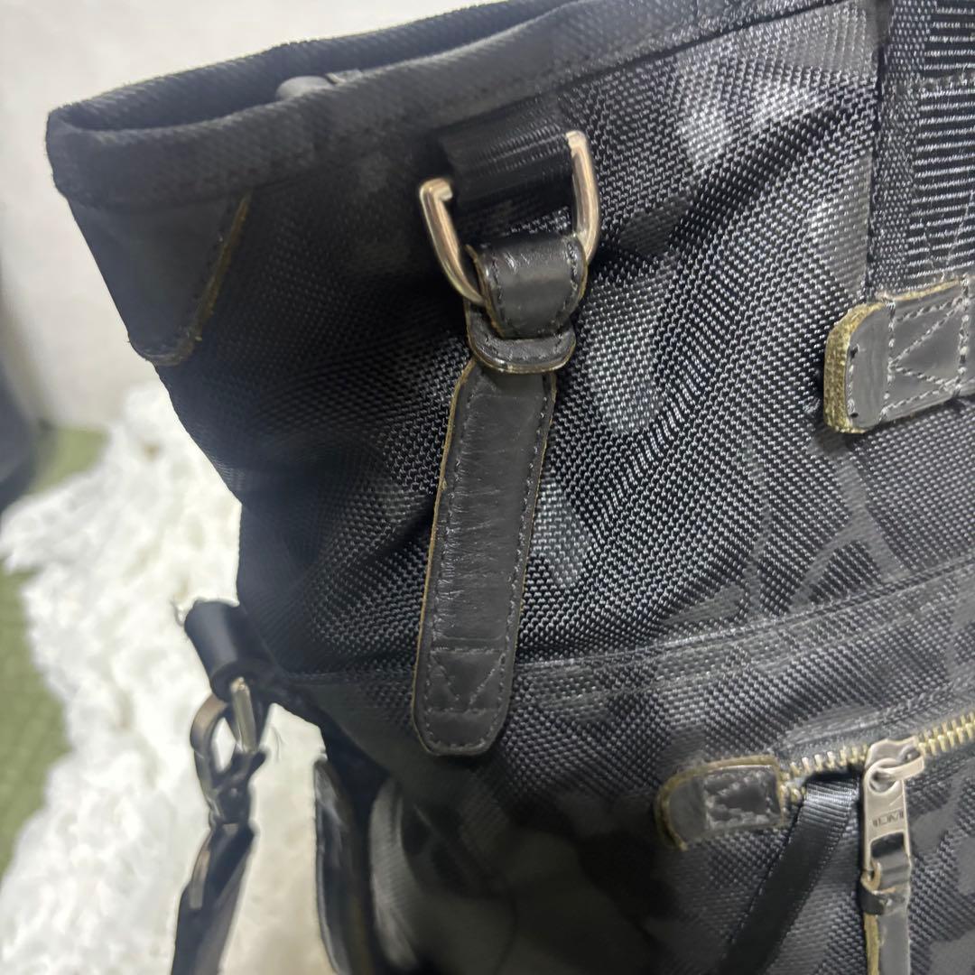 【極希少】TUMI ビジネスバッグ リュック ショルダー カモフラ 迷彩