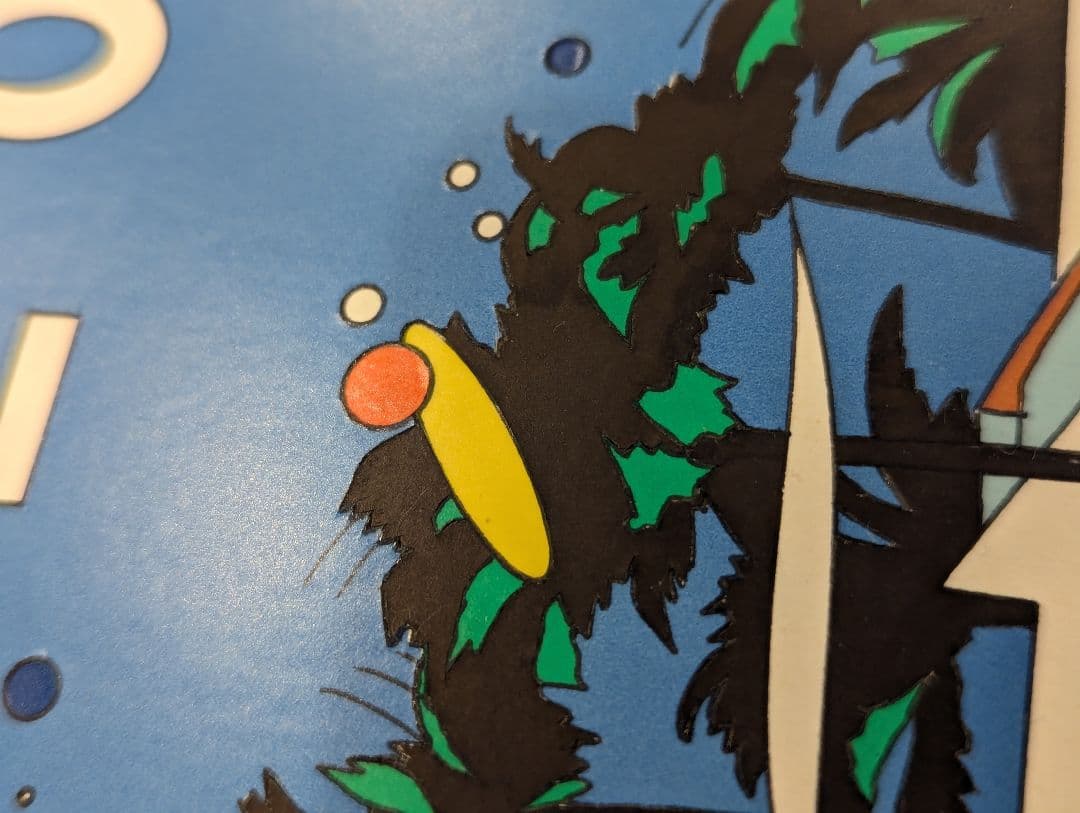 鈴木英人　原画　パントン原画　2枚