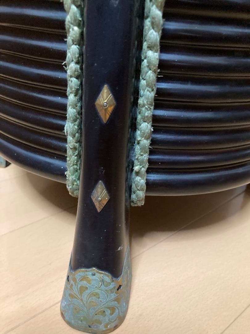 行器(ほかい) 江戸時代儀礼贈答に食物(饅頭、餅、菓子)容器　漆塗り　金具貼