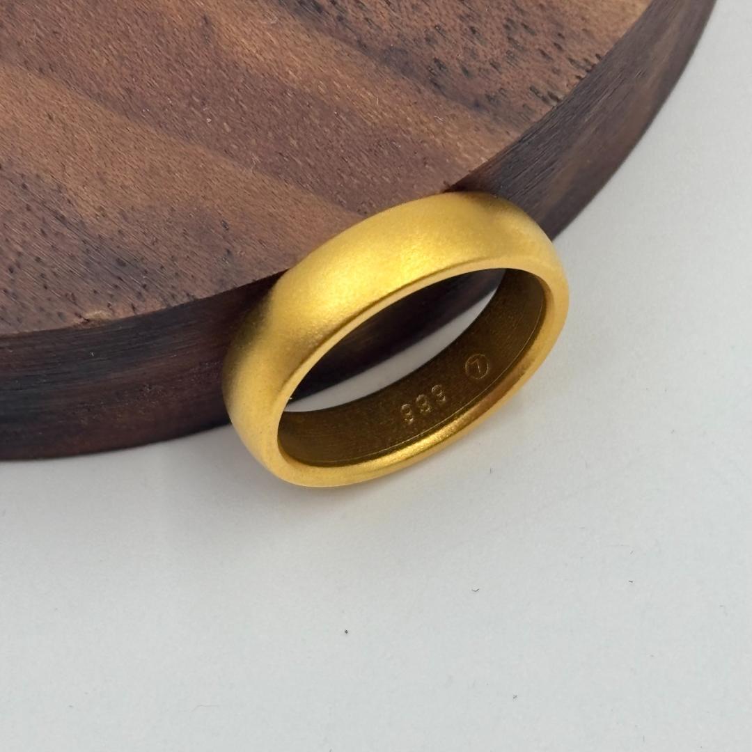 999刻印レ ゴールドリング 5.0mm 3.95g