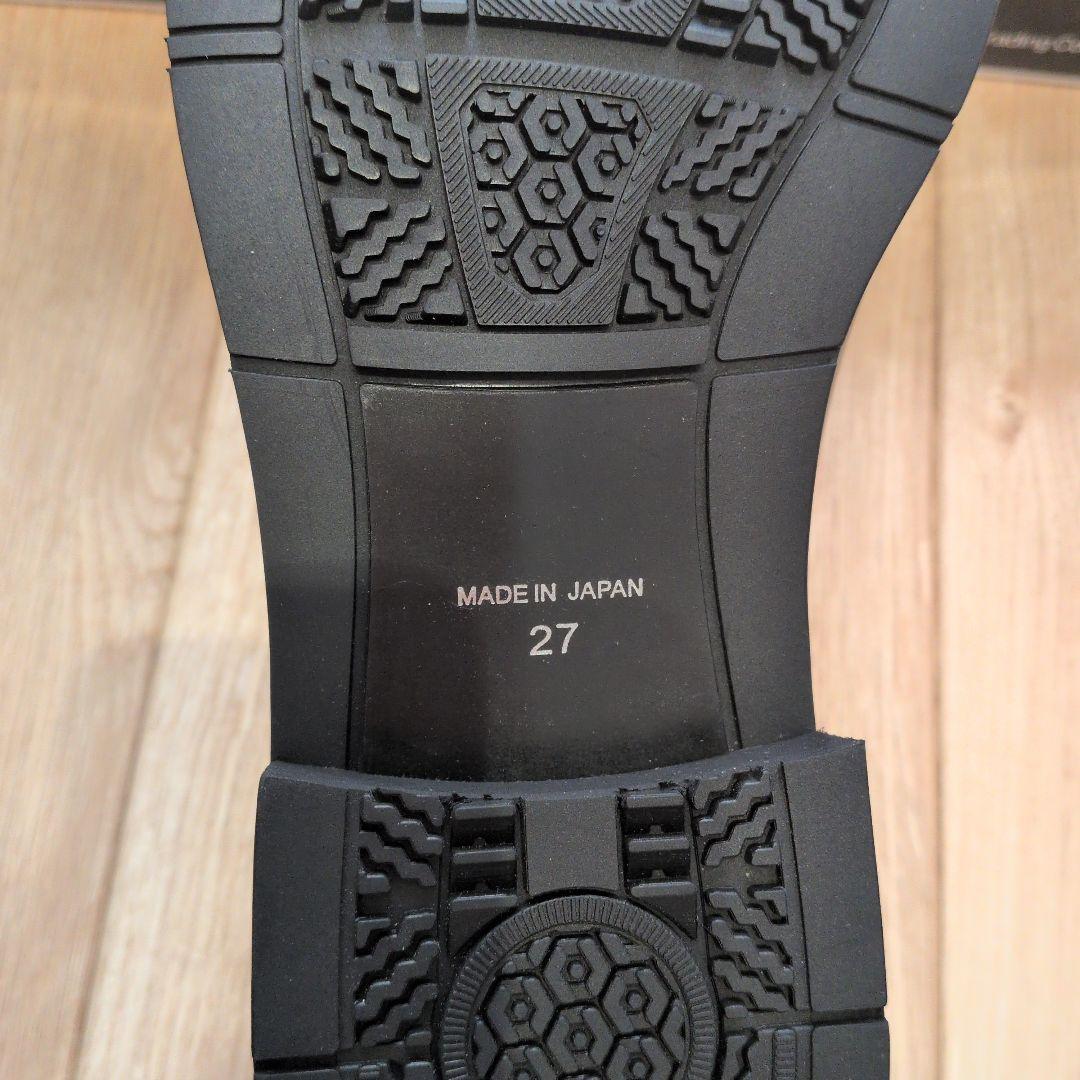 新品 日本製 texcy luxe ブラック ビジネスシューズ 27cm