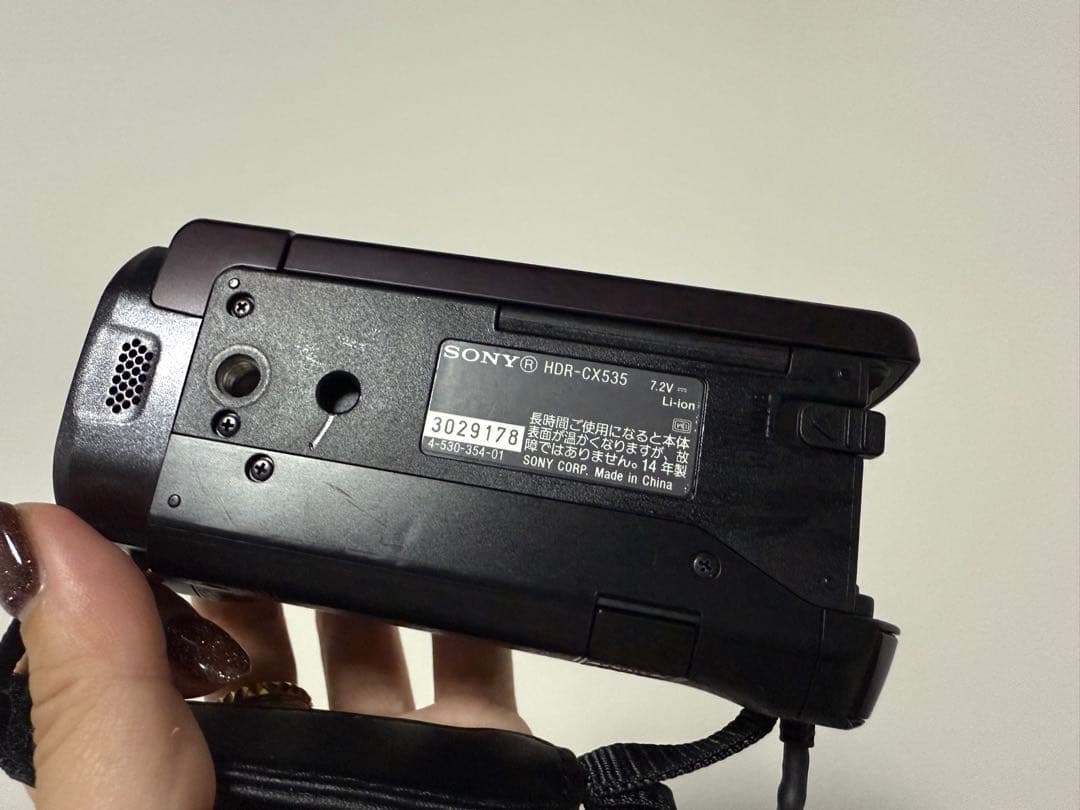 SONY HANDYCAM ビデオカメラ / HDR-CX535