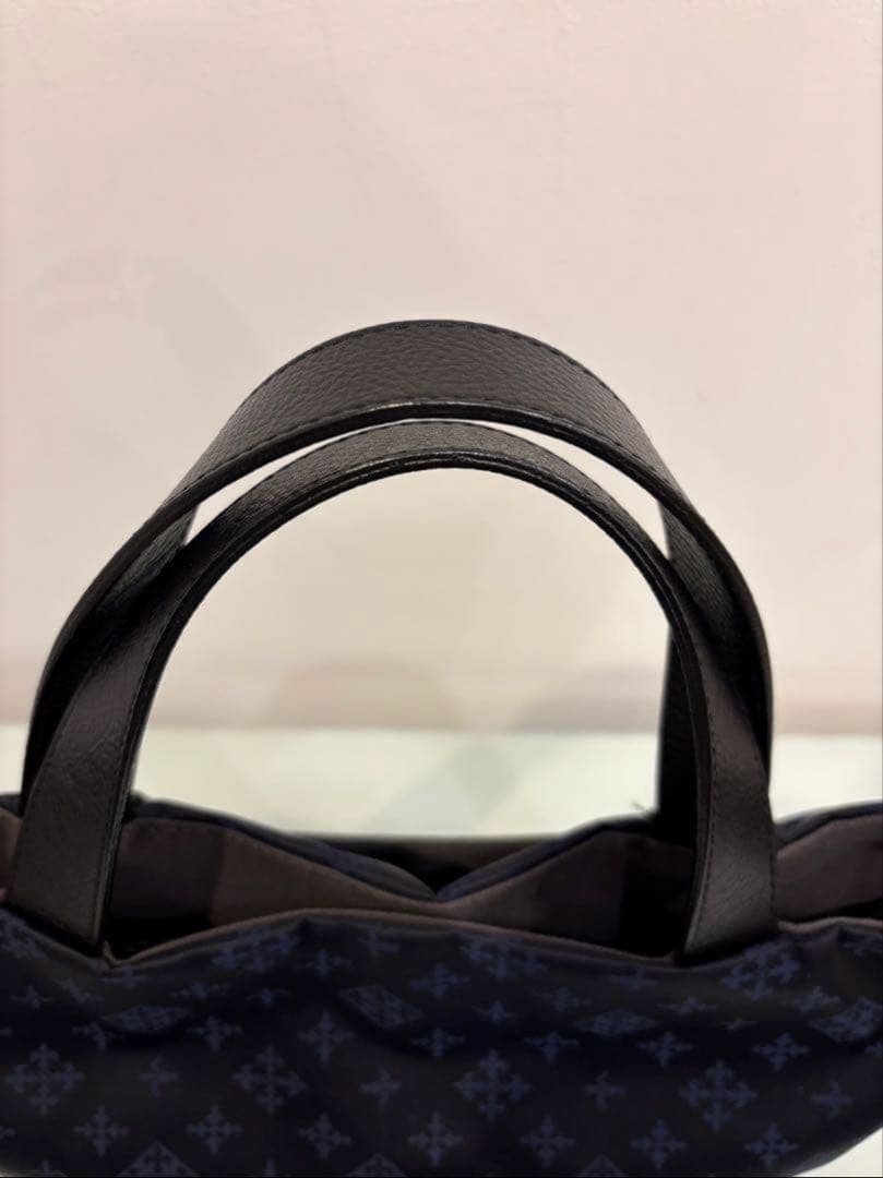 くぅ russet ナイロンジャガード2wayミニトートバッグ ショルダー