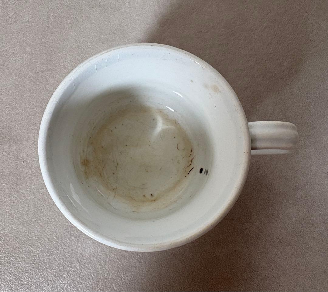 希少 19世紀 フランス アンティーク コーヒーカップ ブリュロ ティーカップ