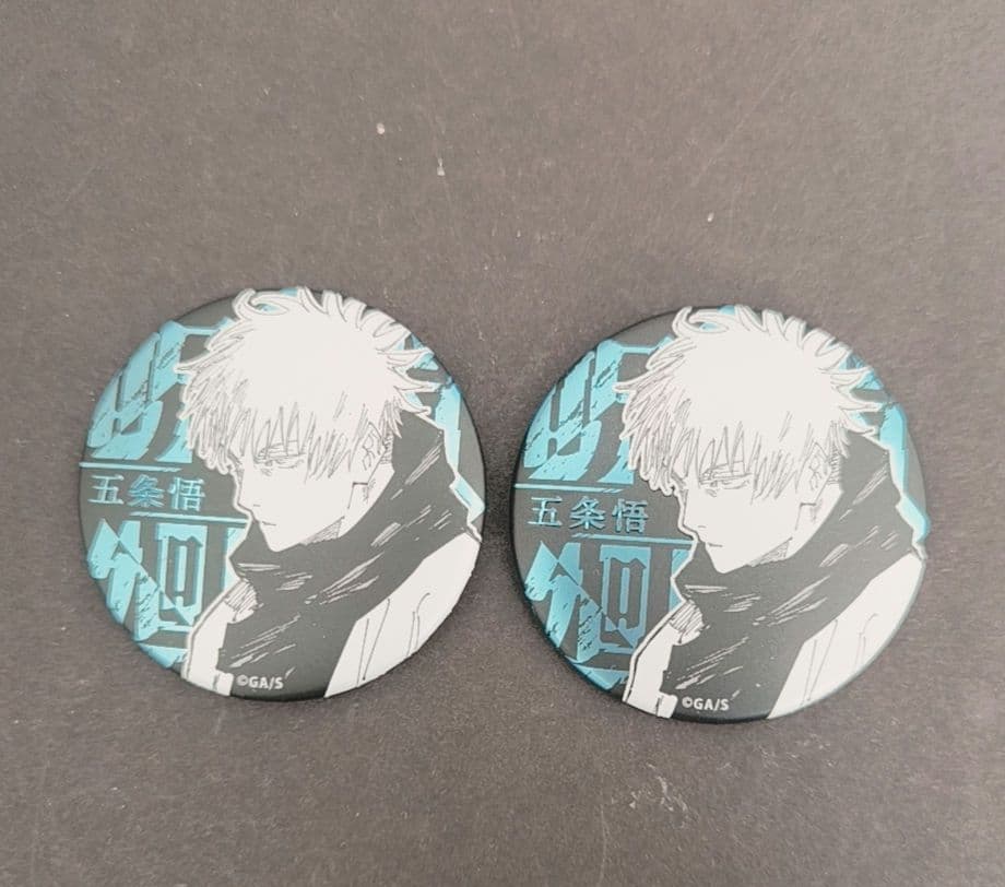 呪術廻戦展 芥見下々 デコレクション缶バッジ 五条悟